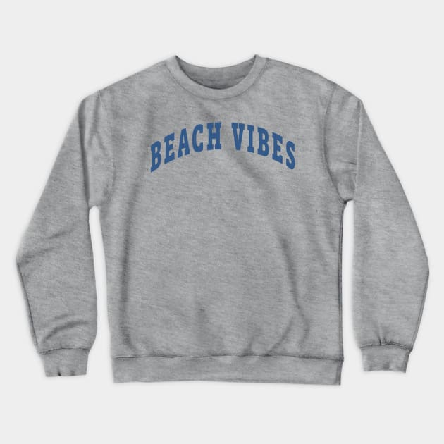 Beach Vibes Capital Crewneck Sweatshirt by lukassfr
